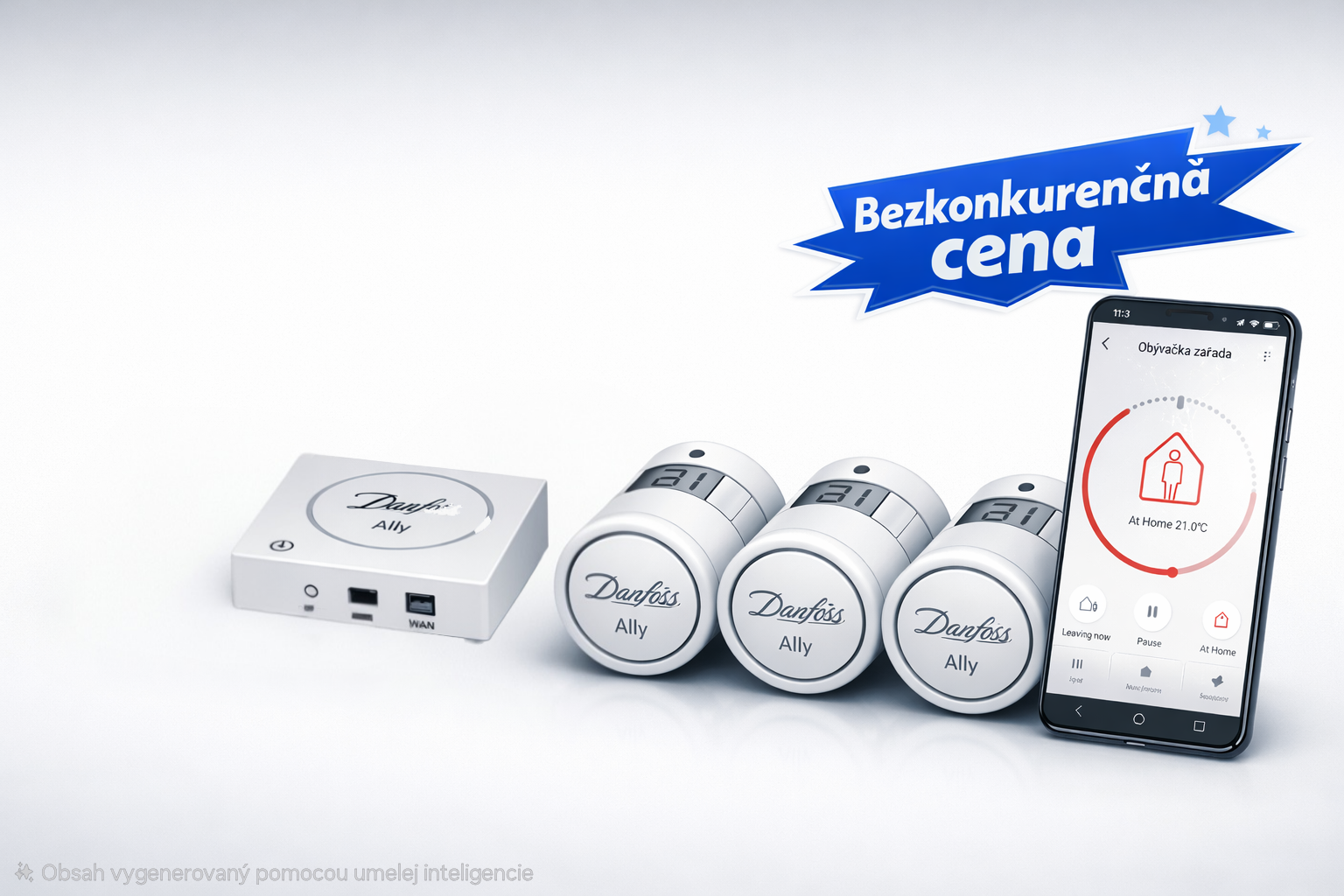 Danfoss ALLY regulačná sada pre radiátory 3_1